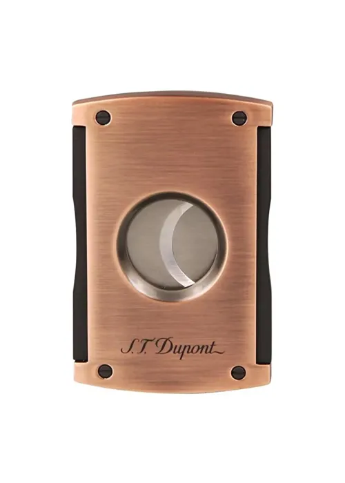 S.T. Dupont Fırçalanmış Bakır Tek Bıçaklı Puro Kesici