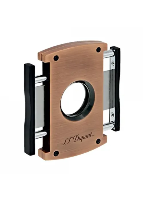 S.T. Dupont Fırçalanmış Bakır Tek Bıçaklı Puro Kesici